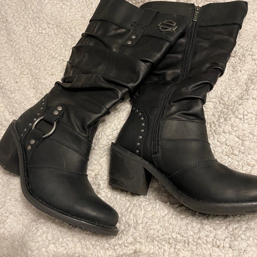 Harley Davidson ladies riding boots size 9